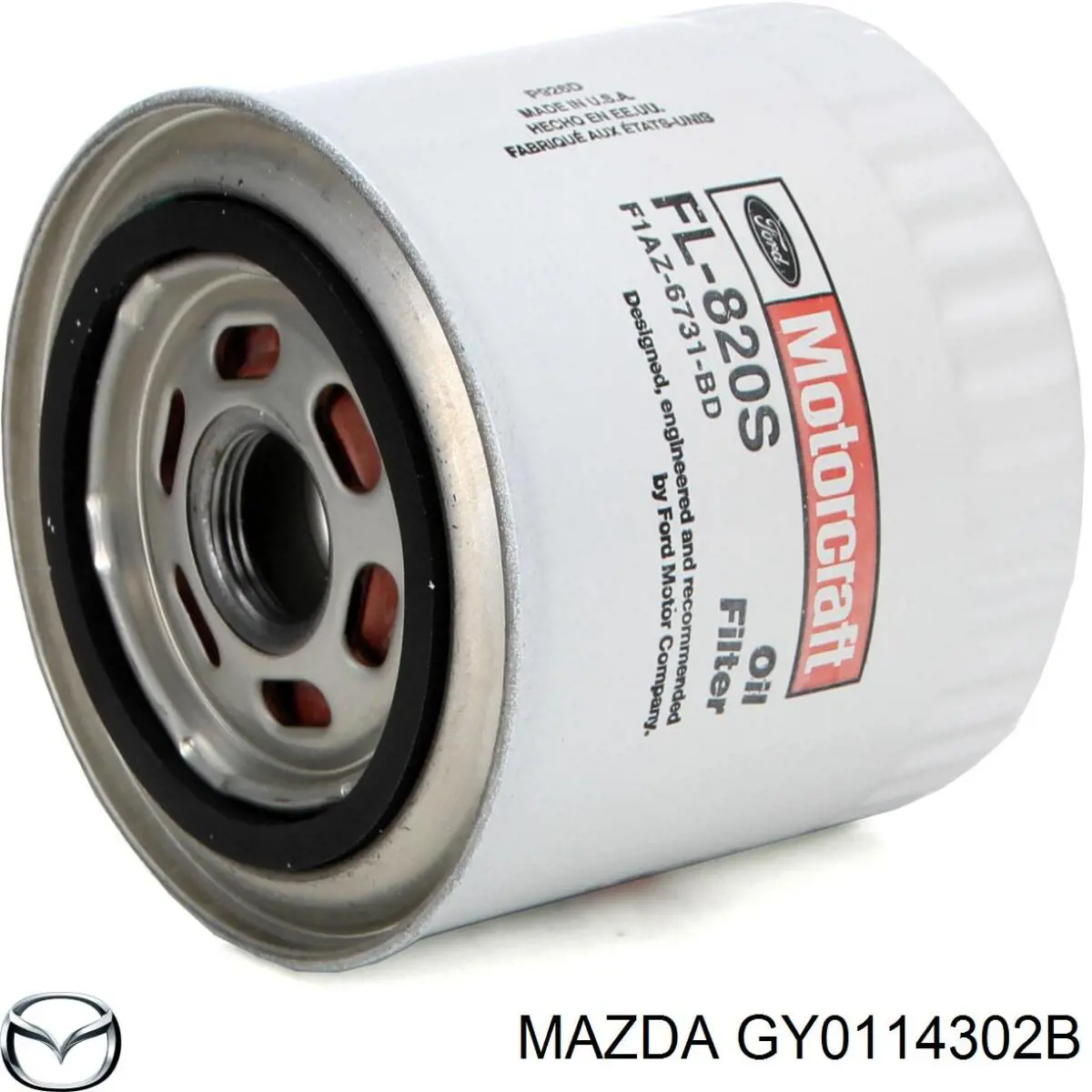 Filtro de aceite motor Mazda GY0114302B