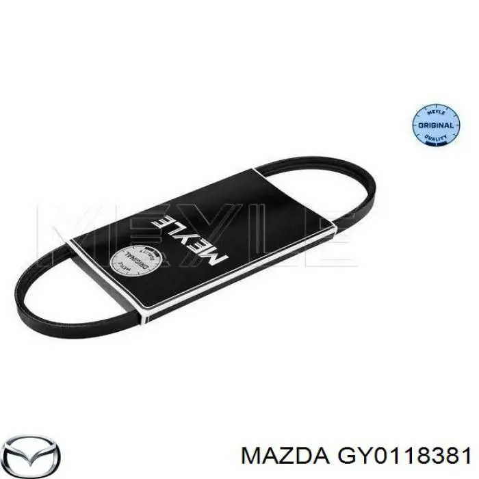 GY0118381 Mazda correa trapezoidal
