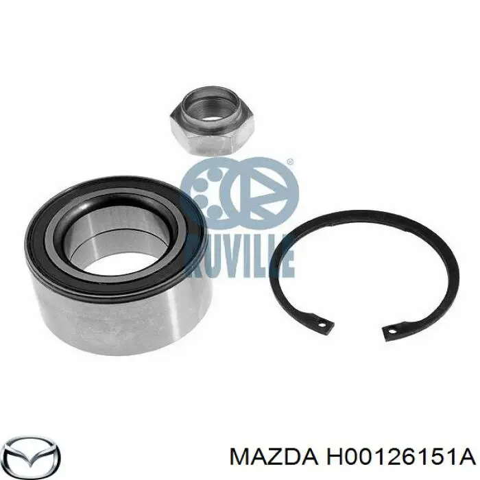 H00126151A Mazda cojinete de rueda delantero