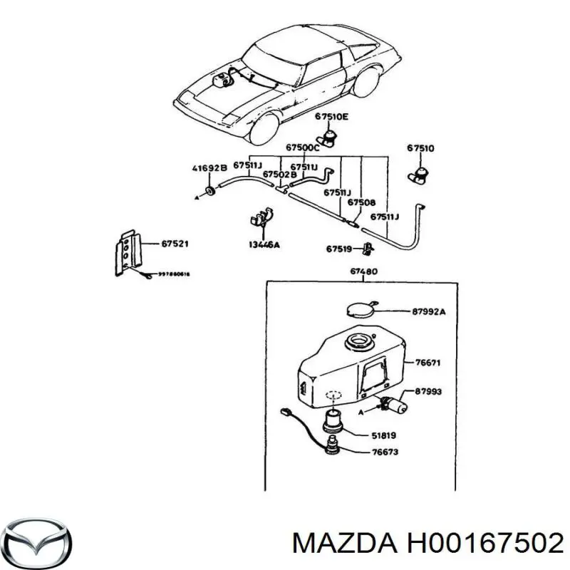 H00167502 Mazda 