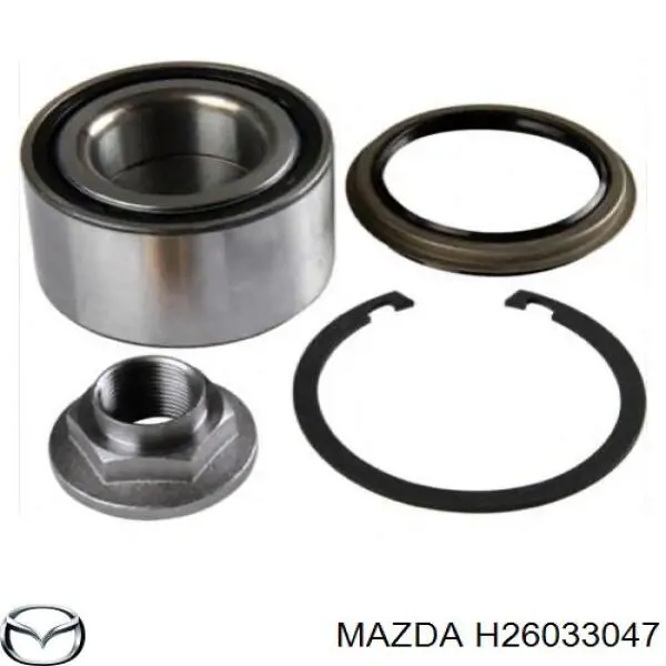 Cojinete de rueda delantero para Mazda 929 (HC)