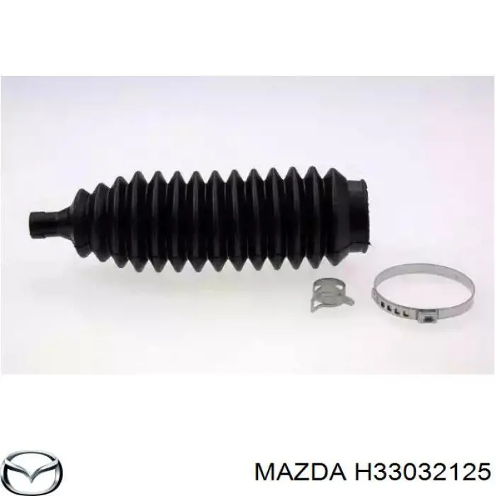 Guardapolvo de dirección izquierdo (cremallera) MB266166 Mitsubishi