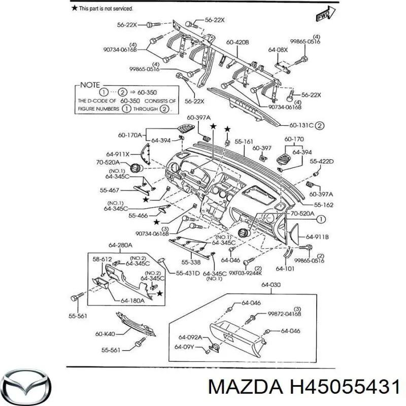  Mazda H45055431 precio, desde  EUR