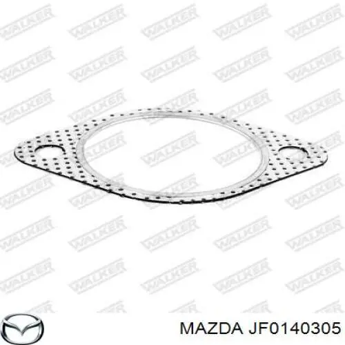 JF0140305 Mazda junta, tubo de escape silenciador