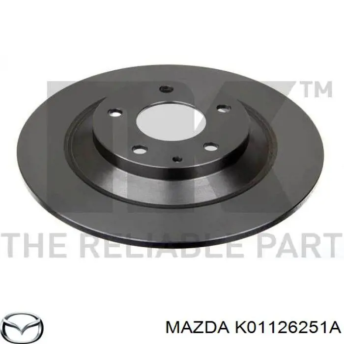 Disco de freno trasero Mazda K01126251A precio, desde 32,26 EUR