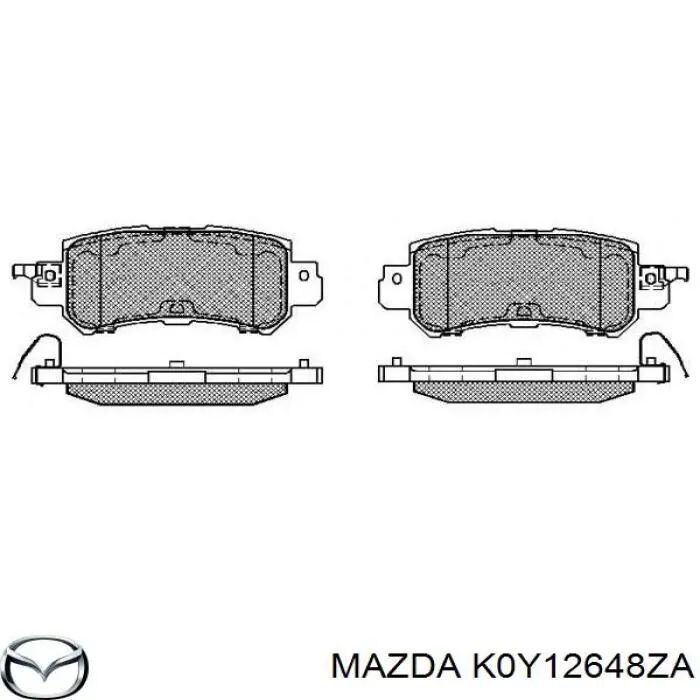 Pastillas traseras de freno Mazda K0Y12648ZA precio, desde 24,94 EUR