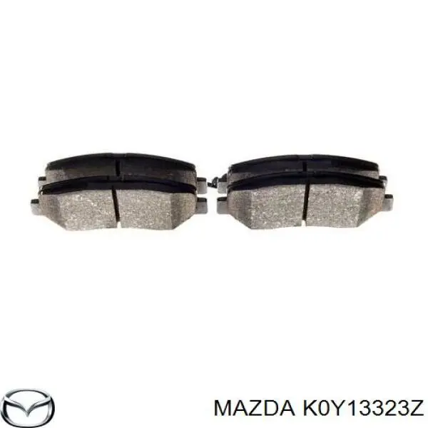 K0Y13323Z Mazda pastillas de freno delanteras