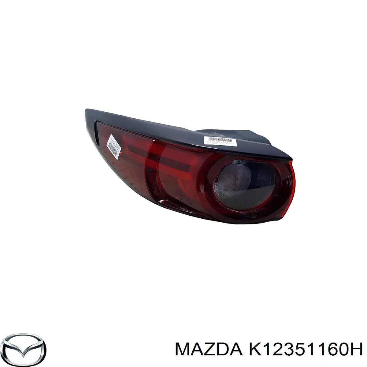 KB8B51160E Mazda piloto trasero exterior izquierdo