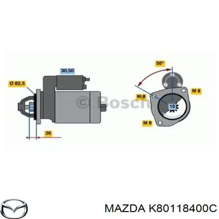 K80118400C Mazda