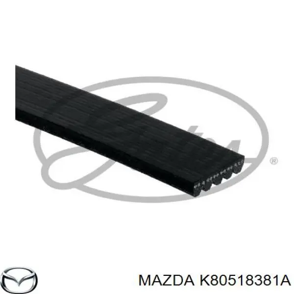 K80518381A Mazda correa trapezoidal
