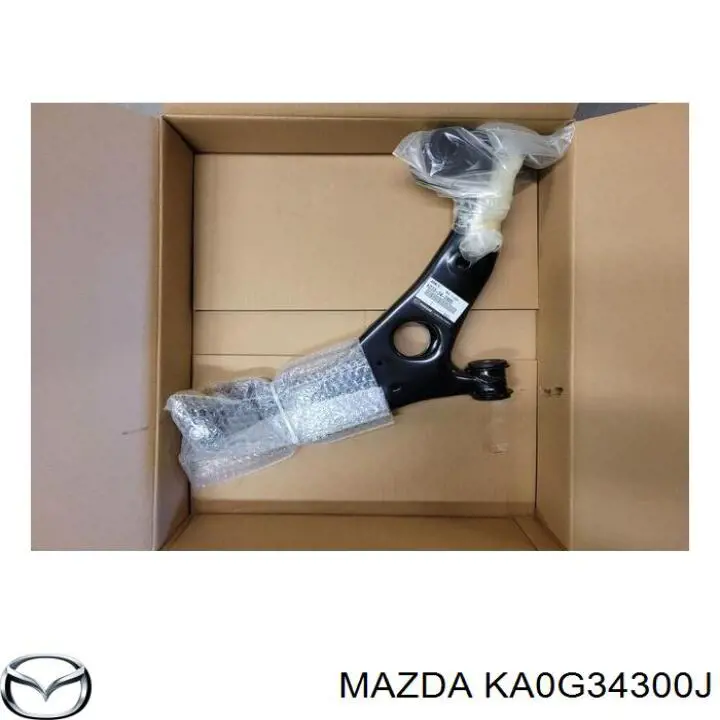 KA0G34300J Mazda barra oscilante, suspensión de ruedas delantera, inferior derecha