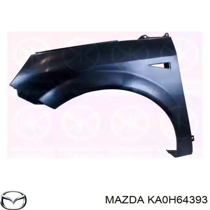 KA0H64393 Mazda orificio de tapón para desbloqueo de emergencia del selector de transmisión automática
