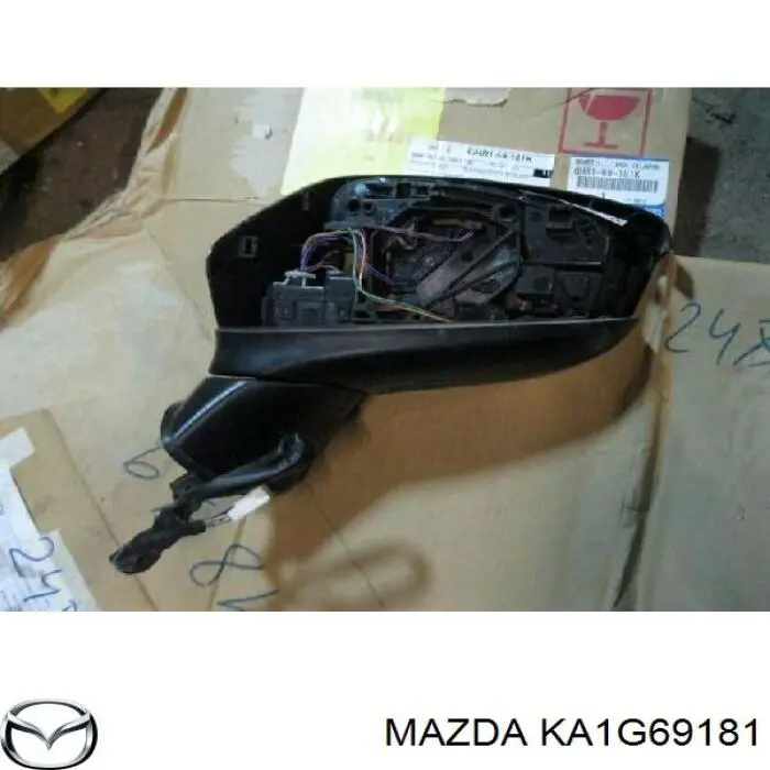 KA1G69181 Mazda cubierta, retrovisor exterior izquierdo