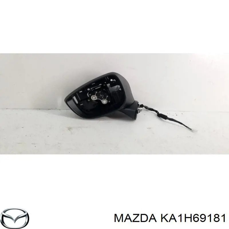 KA1H69181 Mazda cubierta, retrovisor exterior izquierdo
