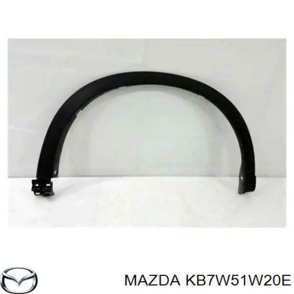 KB7W51W20E Mazda ensanchamiento, guardabarros delantero derecho