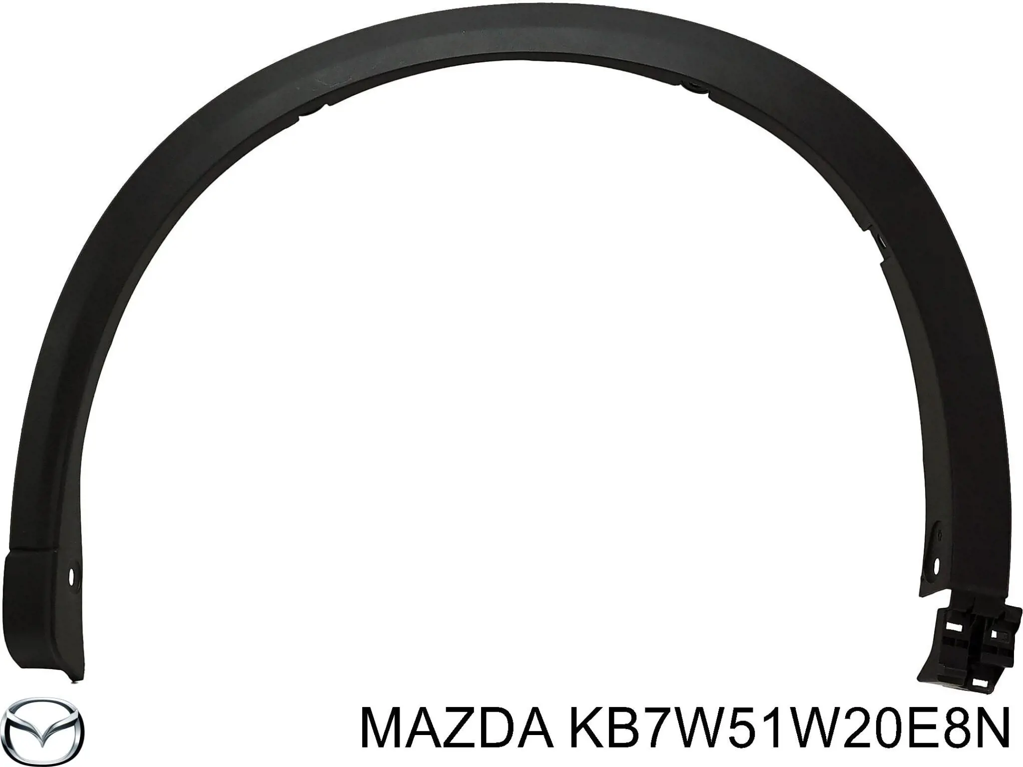 Comprar KB7W51W20E8N Mazda Extensión de la aleta delantera derecha