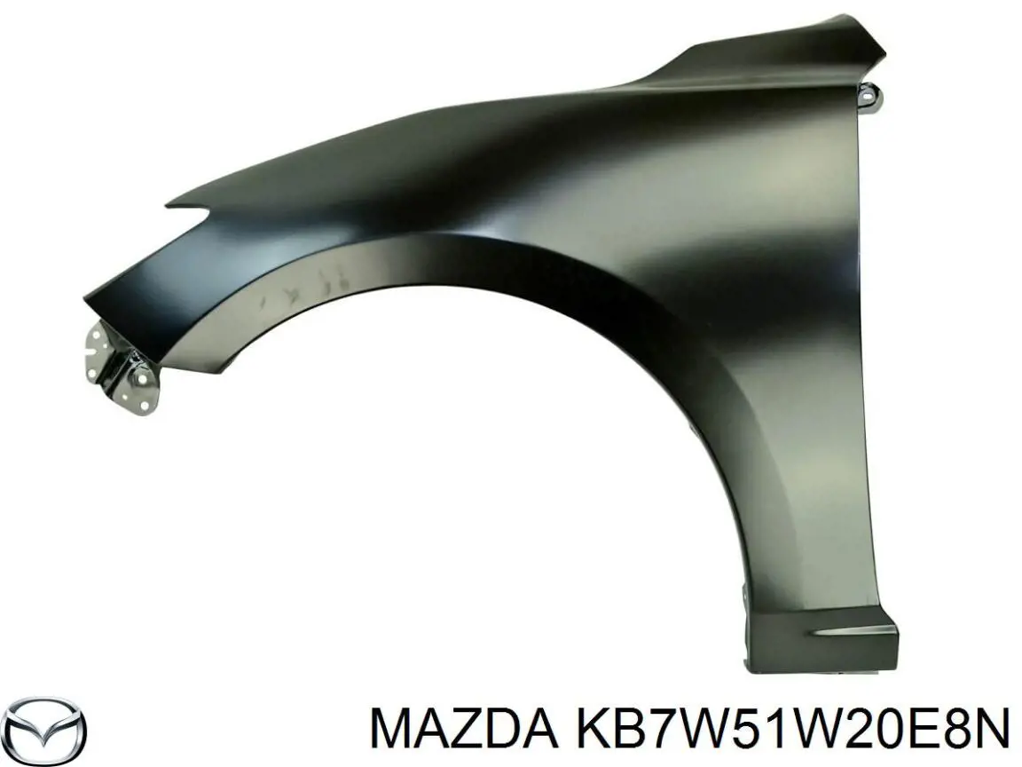 KB7W51W20E8N Mazda Extensión de la aleta delantera derecha