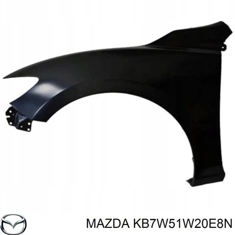 Extensión de la aleta delantera derecha Mazda KB7W51W20E8N precio, desde 56,57 EUR