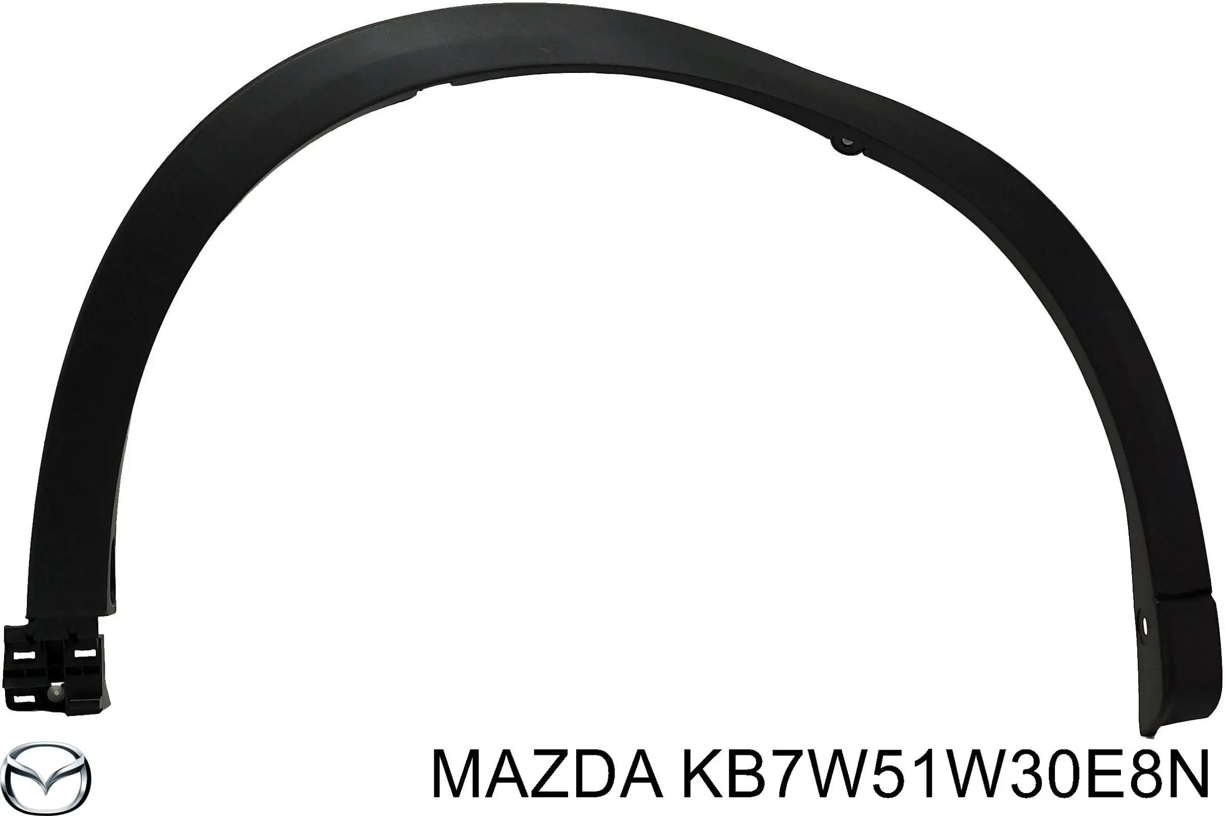 KB7W51W30E8N Mazda ensanchamiento, guardabarros delantero izquierdo