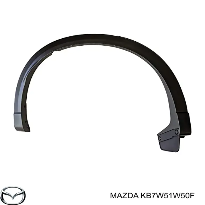 Comprar KB7W51W50F Mazda Extensión de la aleta trasera derecha