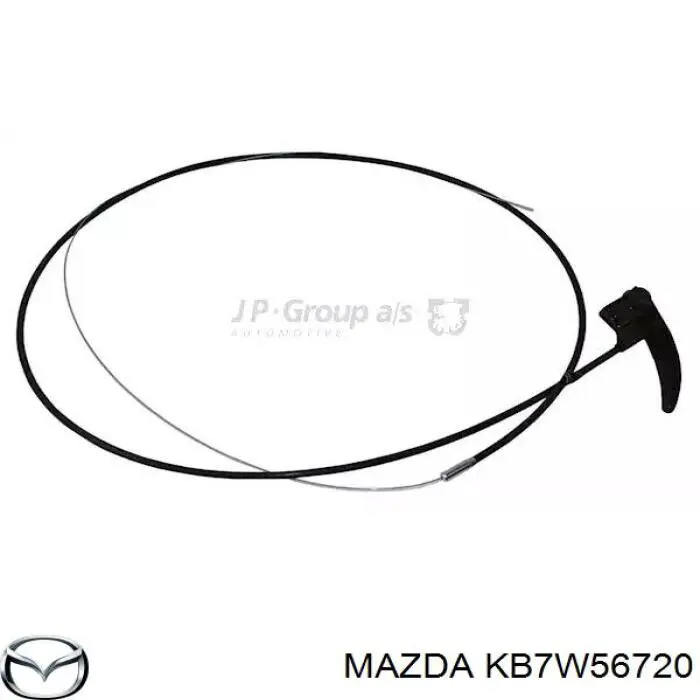 Comprar KB7W56720 Mazda Cable de capó del motor