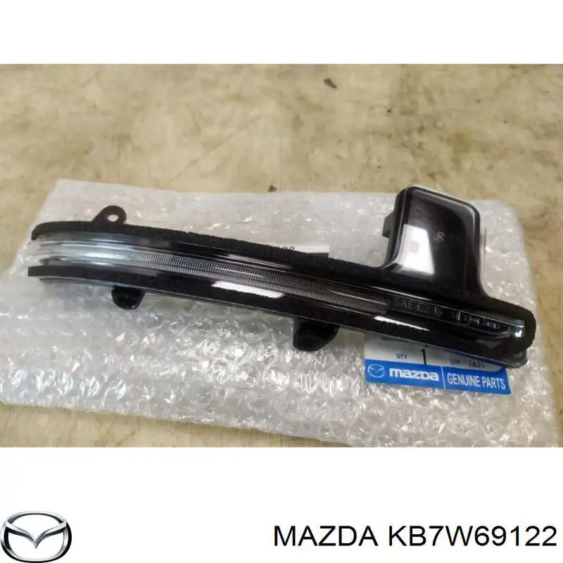 KB7W69122 Mazda Luz intermitente del espejo retrovisor derecho