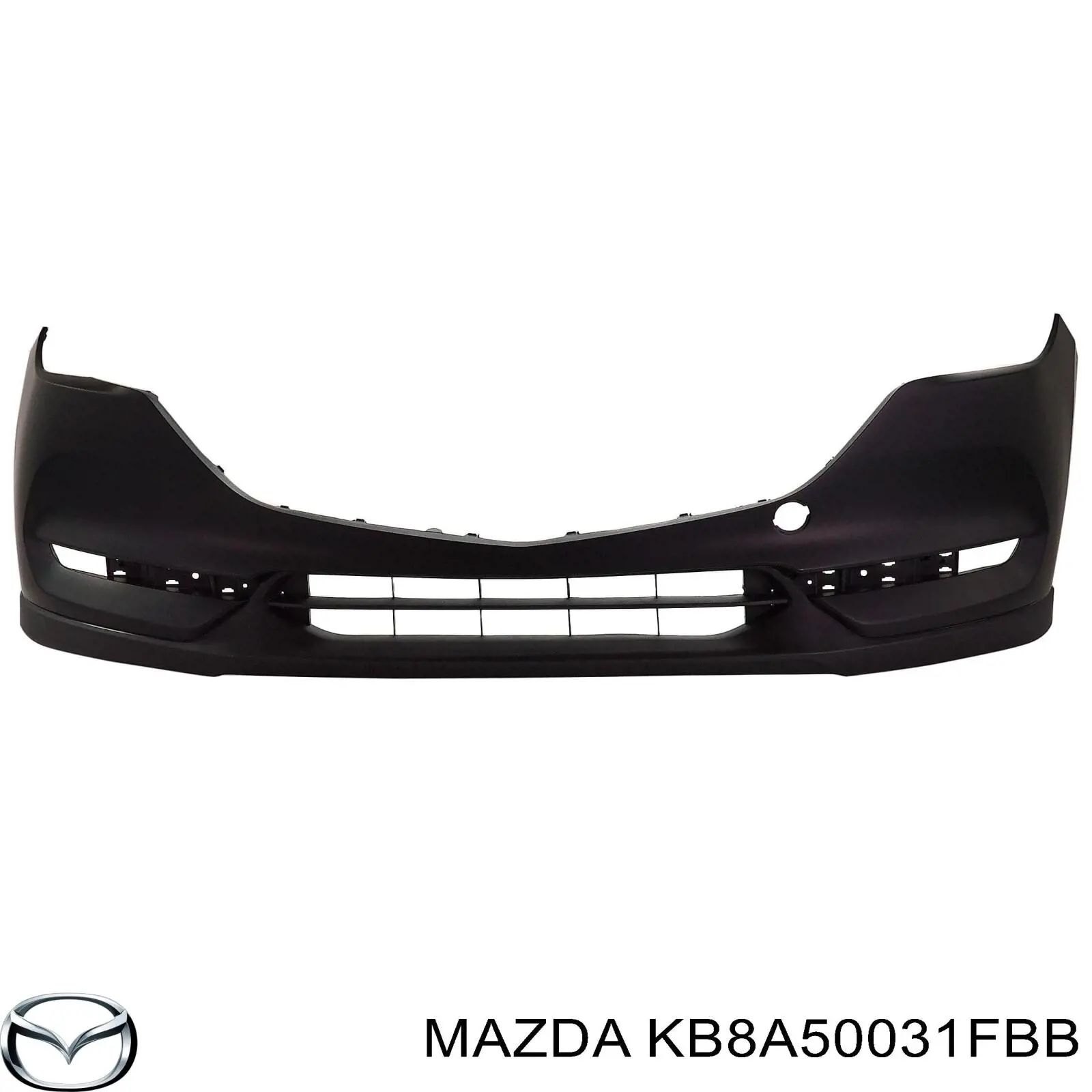 KB8A50031FBB Mazda parachoques delantero