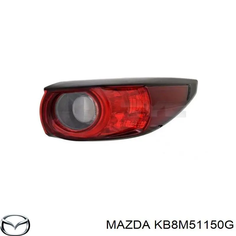 KB8M51150G Mazda Piloto trasero exterior derecho
