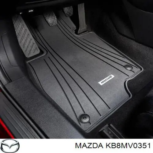 KB8MV0351 Mazda Alfombrillas para coche