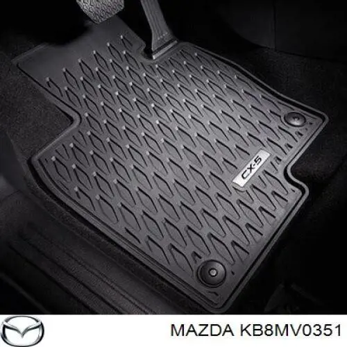 Alfombrillas de coche Mazda KB8MV0351 precio, desde 79,41 EUR