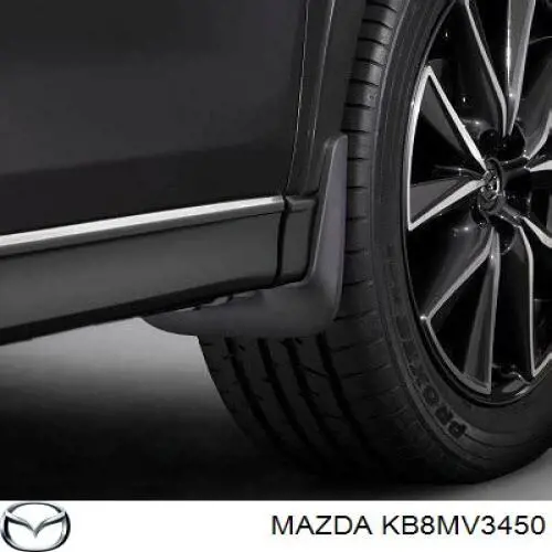 Juego de faldillas guardabarro delanteros para Mazda CX-5 (KF)