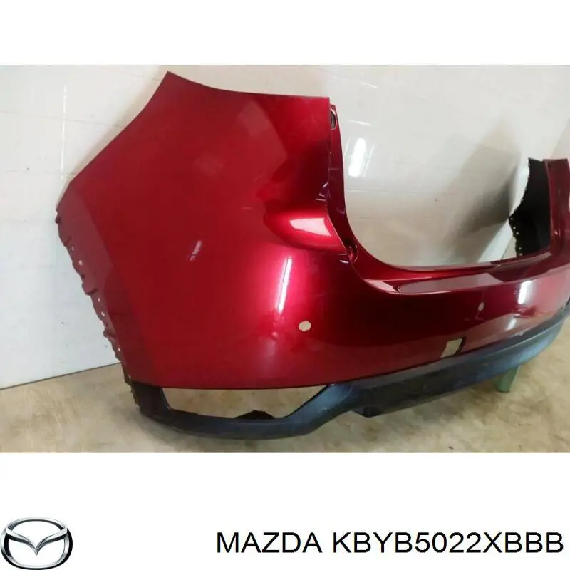 KBYB5022XBBB Mazda parachoques trasero