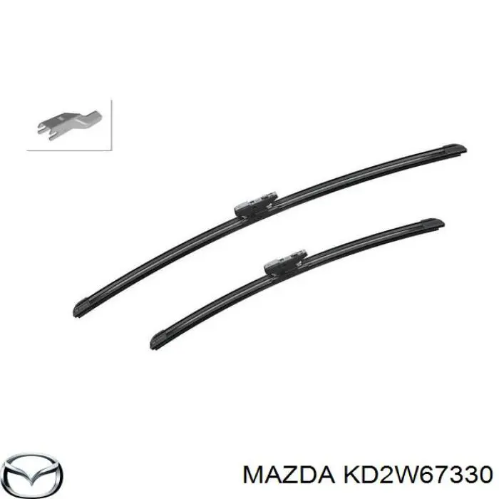 Comprar KD2W67330 Mazda Escobilla del limpiaparabrisas del lado del pasajero