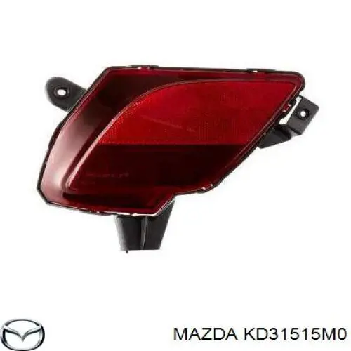 KD31515M0 Mazda Reflector, trasero, izquierdo