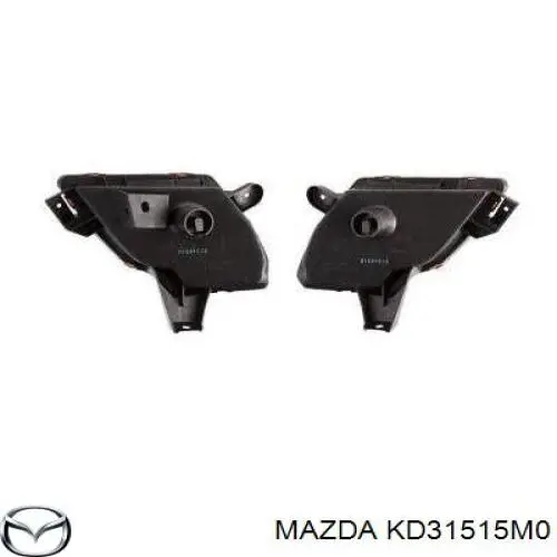 Reflector trasero izquierdo del parachoques Mazda KD31515M0 precio, desde 41,50 EUR