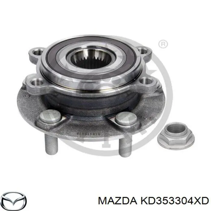Buje de rueda delantero Mazda KD353304XD precio, desde 76,09 EUR