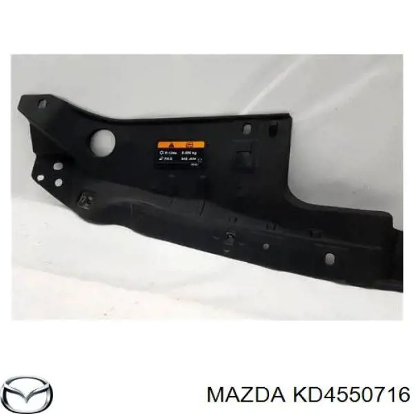 KD4550716 Mazda ajuste panel frontal (calibrador de radiador Superior)