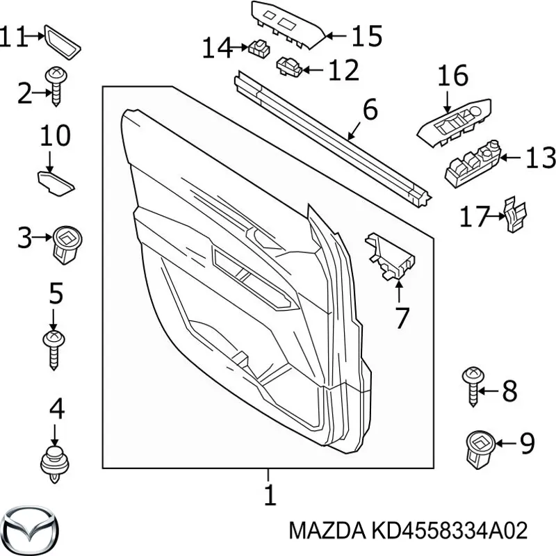 KD4558334A02 Mazda