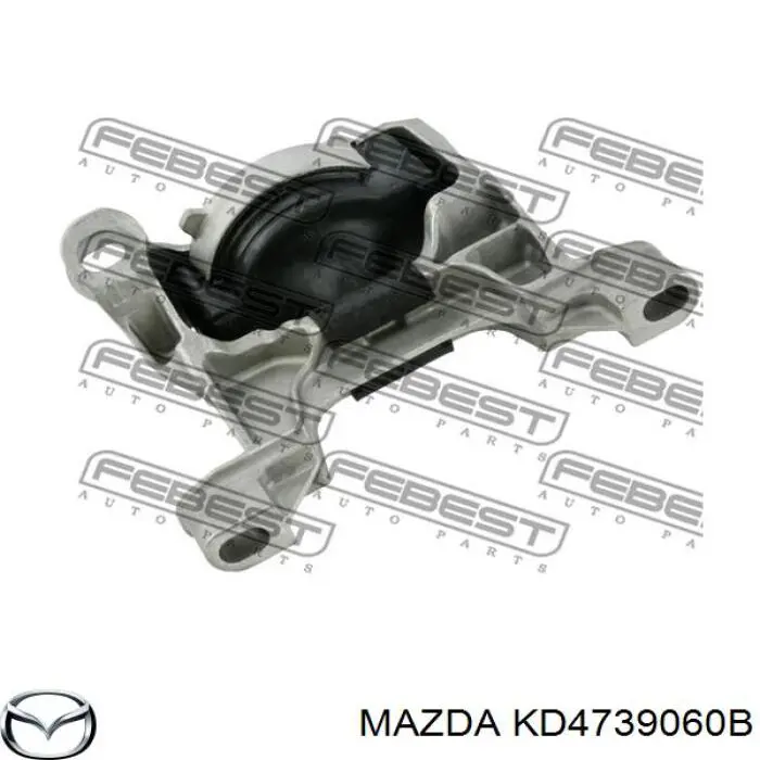 KD4739060B Mazda Soporte de motor derecho
