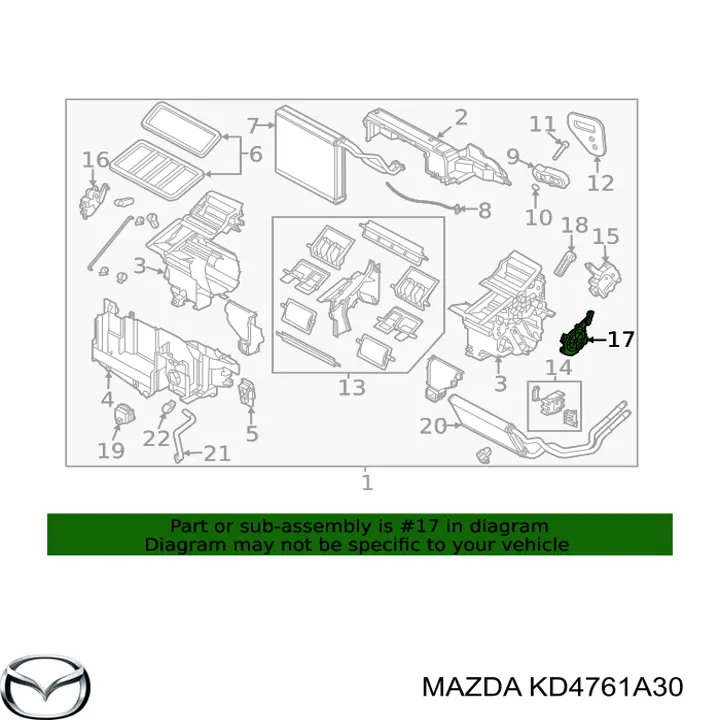 KD4761A30 Mazda 