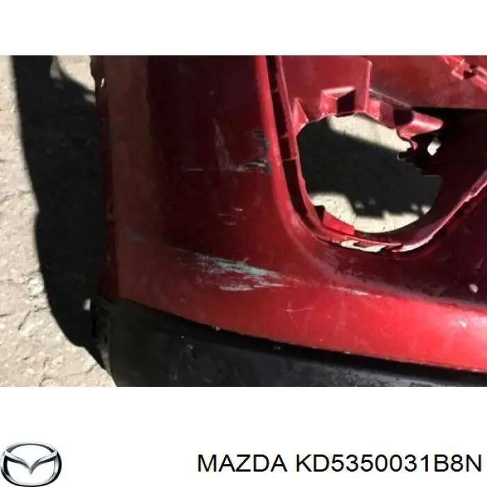 Paragolpes KD5350031B8N Mazda