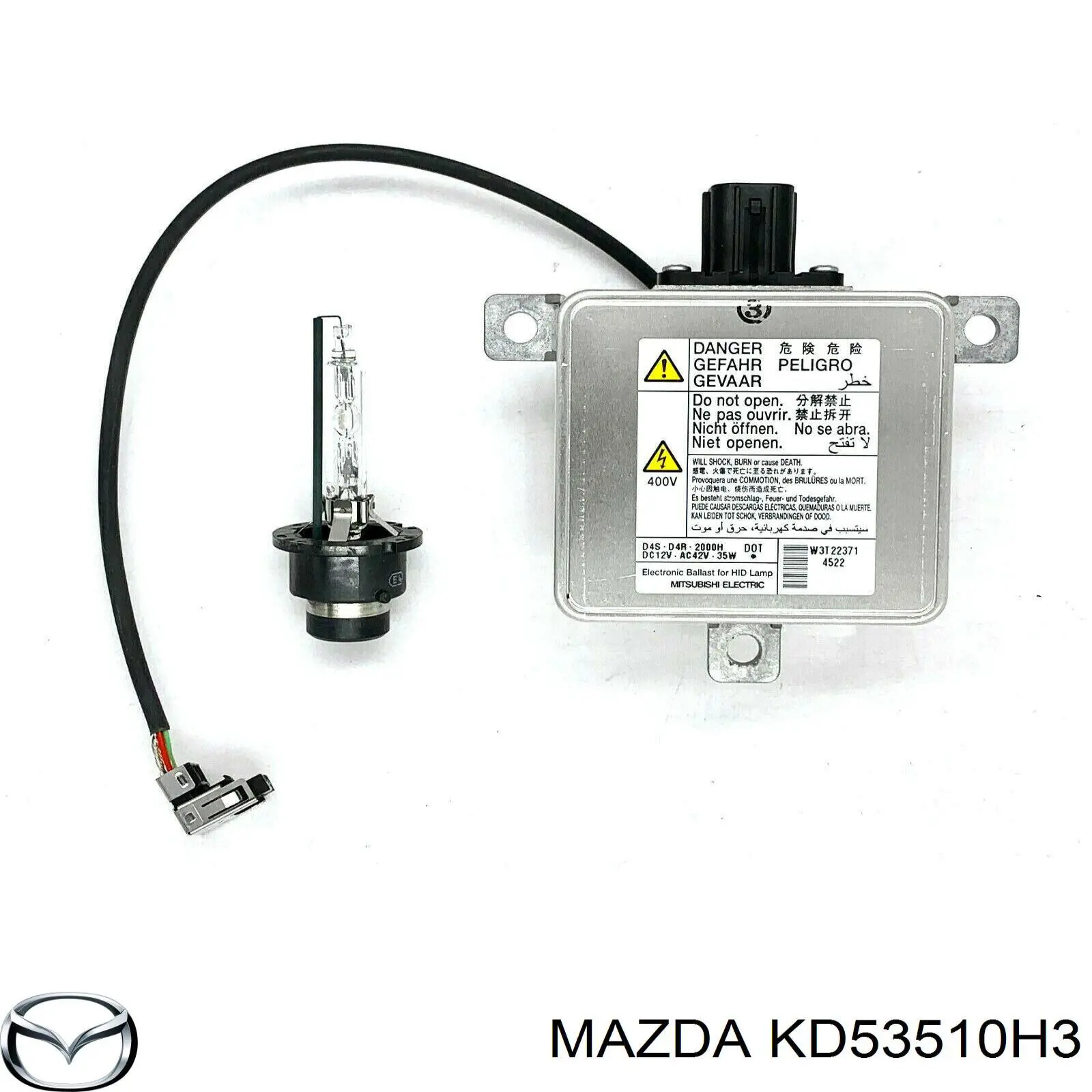 Centralita, faros xenon Mazda KD53510H3