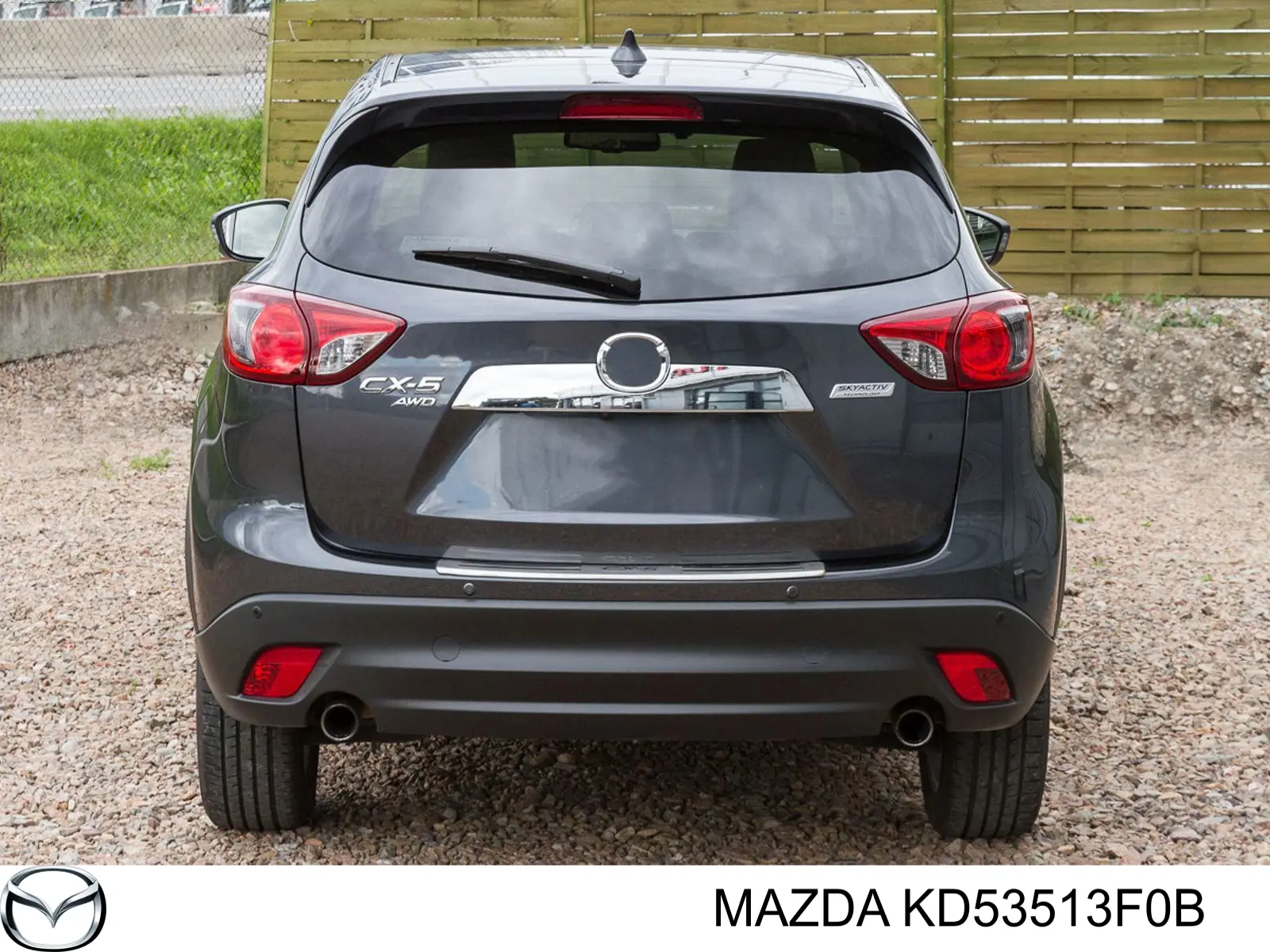 Piloto trasero interior derecho KD53513F0B Mazda