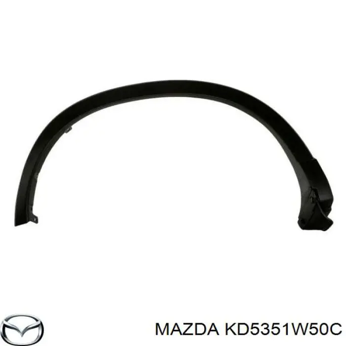Extensión de la aleta trasera derecha Mazda KD5351W50B precio, desde 38,24 EUR