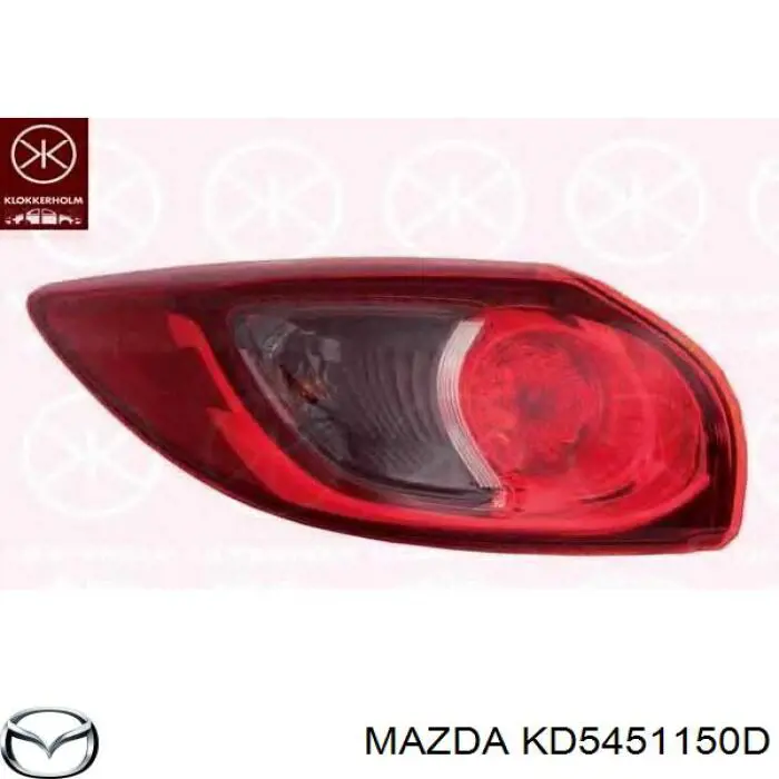 Piloto trasero exterior derecho Mazda KD5451150D precio, desde 132,01 EUR