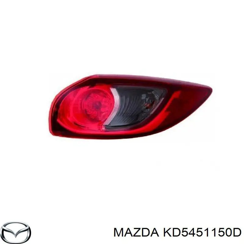 KD5451150A Mazda piloto posterior exterior derecho