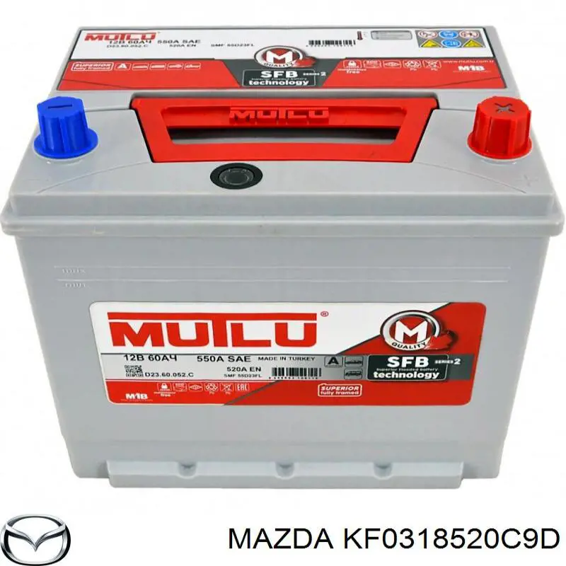 Batería KF0318520C9D Mazda