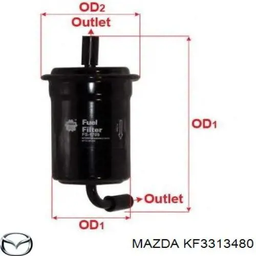 Filtro de combustible WK61442 Mann-Filter