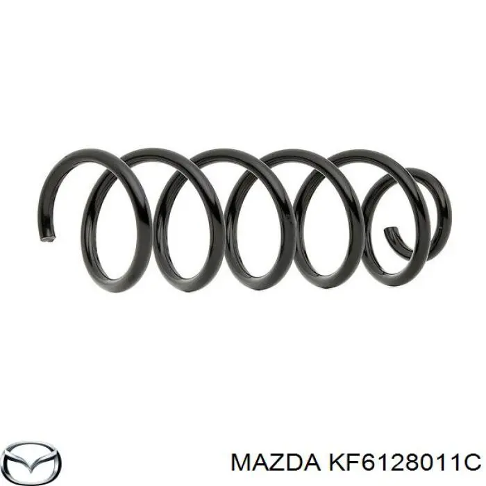 KF6128011 Mazda muelle de suspensión eje trasero
