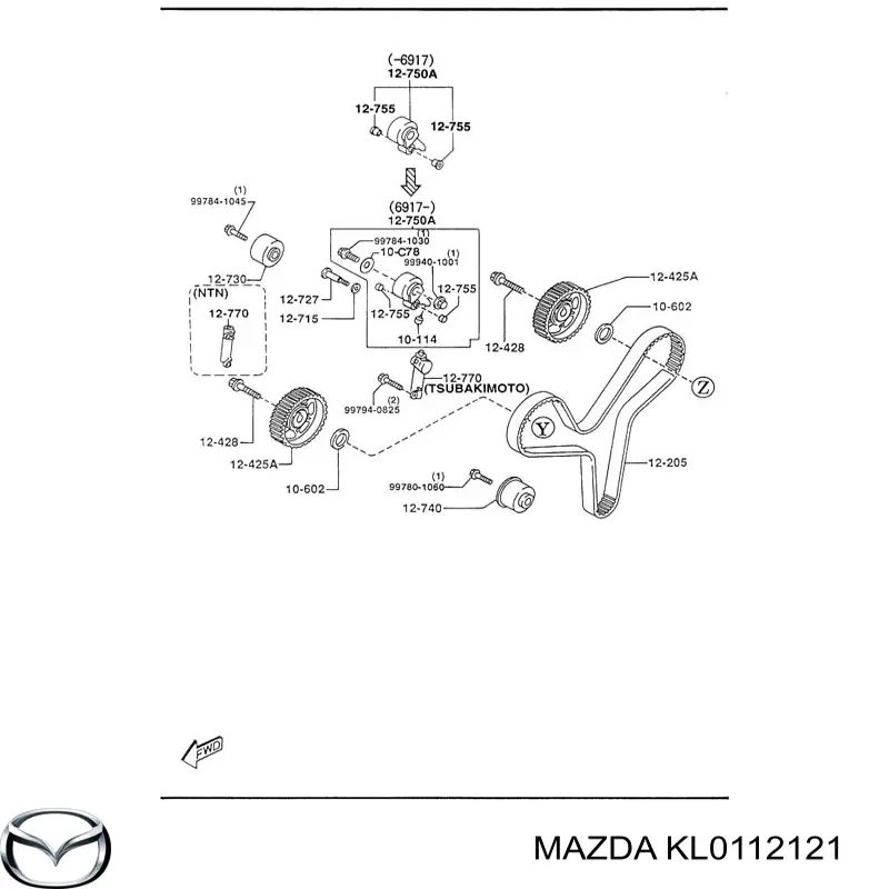 KL0112121 Mazda